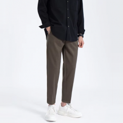 Casual Classic Wool Soft Light Slim Fit Tapered Trouser